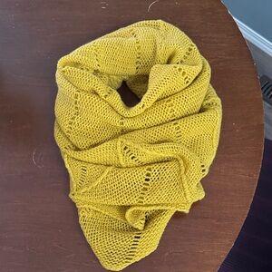 Cozy Yellow crochet Scarf